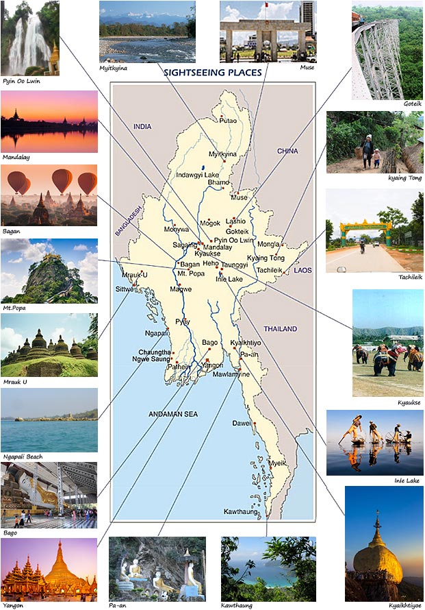 myanmar maps